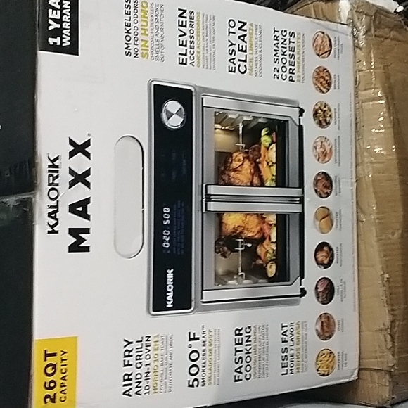 kalorik Accessories Kalorik Maxx Air Fry And Grill Poshmark